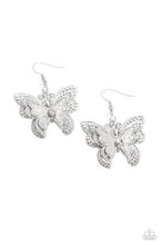Load image into Gallery viewer, Layered Launch White Earrings