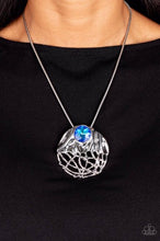 Load image into Gallery viewer, Lush Lattice Blue Necklace