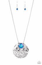 Load image into Gallery viewer, Lush Lattice Blue Necklace