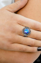 Load image into Gallery viewer, Round Table Runway Blue Ring