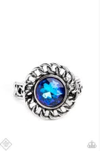 Load image into Gallery viewer, Round Table Runway Blue Ring