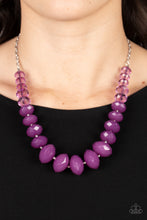 Load image into Gallery viewer, Happy-Glow-Lucky Purple Necklace