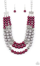 Load image into Gallery viewer, Bead Your Own Drum Purple Necklace