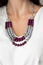 Load image into Gallery viewer, Bead Your Own Drum Purple Necklace