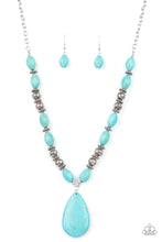Load image into Gallery viewer, Blazing Saddles Blue Necklace