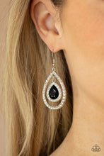 Load image into Gallery viewer, Blushing Bride Black Earrings