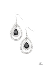 Load image into Gallery viewer, Blushing Bride Black Earrings