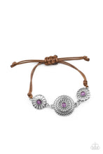 Load image into Gallery viewer, Bohemian Botany Purple Bracelet