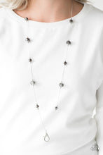 Load image into Gallery viewer, Champagne On The Rocks Silver Lanyard Necklace