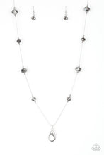 Load image into Gallery viewer, Champagne On The Rocks Silver Lanyard Necklace