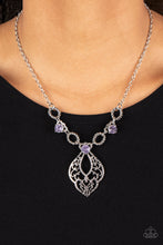 Load image into Gallery viewer, Contemporary Connections Purple Necklace