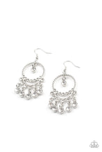 Load image into Gallery viewer, Cosmic Chandeliers White Earrings