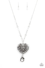 Load image into Gallery viewer, Doting Devotion White Lanyard Necklace