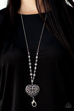 Load image into Gallery viewer, Doting Devotion White Lanyard Necklace