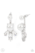 Load image into Gallery viewer, Extra Elite White Post Jacket Earrings