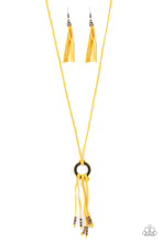 Load image into Gallery viewer, Feel at Homespun Yellow Necklace