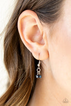 Load image into Gallery viewer, First Class Fringe Blue Necklace