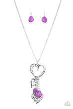 Load image into Gallery viewer, Flirty Fashionista Purple Necklace