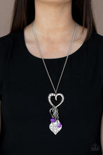 Load image into Gallery viewer, Flirty Fashionista Purple Necklace