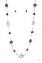 Load image into Gallery viewer, Glammed Up Goals Red Necklace