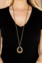 Load image into Gallery viewer, Glitz and Grind Brass Necklace