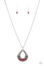 Load image into Gallery viewer, Glitz and Grind Red Necklace