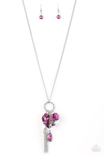 Load image into Gallery viewer, Haute Heartbreaker Purple Necklace