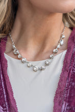 Load image into Gallery viewer, Hands Off the Crown! White Necklace