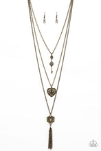 Load image into Gallery viewer, Love Opens All Doors Brass Necklace