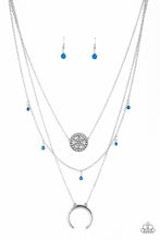 Load image into Gallery viewer, Lunar Lotus Blue Necklace