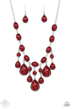 Load image into Gallery viewer, Mediterranean Mystery Red Necklace
