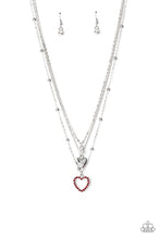 Load image into Gallery viewer, Never Miss a Beat Red Necklace