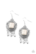 Load image into Gallery viewer, Open Pastures White Earrings