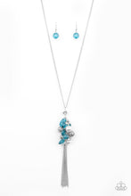 Load image into Gallery viewer, Party Girl Glow Blue Necklace