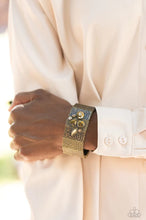 Load image into Gallery viewer, Flickering Fortune Brass Bracelet