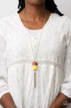 Load image into Gallery viewer, Reel It In Yellow Necklace