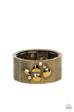 Load image into Gallery viewer, Flickering Fortune Brass Bracelet