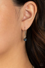 Load image into Gallery viewer, Swinging Shimmer Blue Necklace