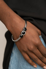 Load image into Gallery viewer, Royal Demands Black Bangle Bracelet