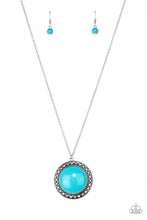 Load image into Gallery viewer, Run Out Of Rodeo Blue Necklace