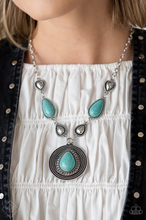 Load image into Gallery viewer, Saguaro Soul Trek Blue Necklace