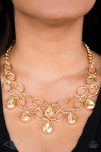 Load image into Gallery viewer, Show-Stopping Shimmer Gold Necklace