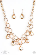 Load image into Gallery viewer, Show-Stopping Shimmer Gold Necklace