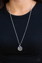 Load image into Gallery viewer, Star-Spangled Sass Blue Necklace