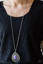 Load image into Gallery viewer, Summer Sunbeam Purple Necklace