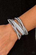 Load image into Gallery viewer, Taking Care Of Business Silver Urban Wrap Bracelet
