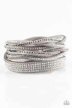 Load image into Gallery viewer, Taking Care Of Business Silver Urban Wrap Bracelet