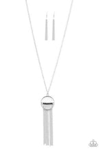 Load image into Gallery viewer, Terra Tassel Black Necklace