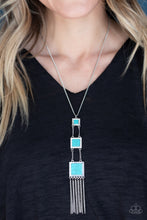 Load image into Gallery viewer, This Land Is Your Land Blue Necklace