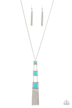 Load image into Gallery viewer, This Land Is Your Land Blue Necklace